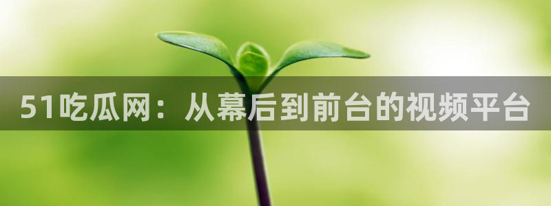 51吃瓜网：从幕后到前台的视频平台